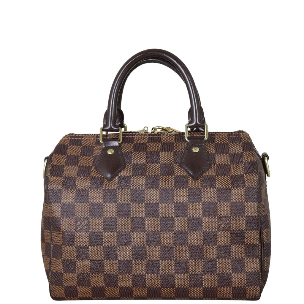 Louis Vuitton Speedy 25 Bandouliere Damier Ebene