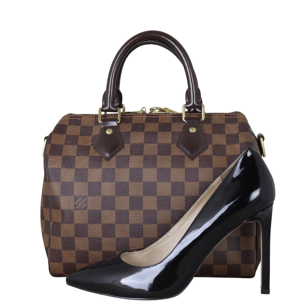 Louis Vuitton Speedy 25 Bandouliere Damier Ebene