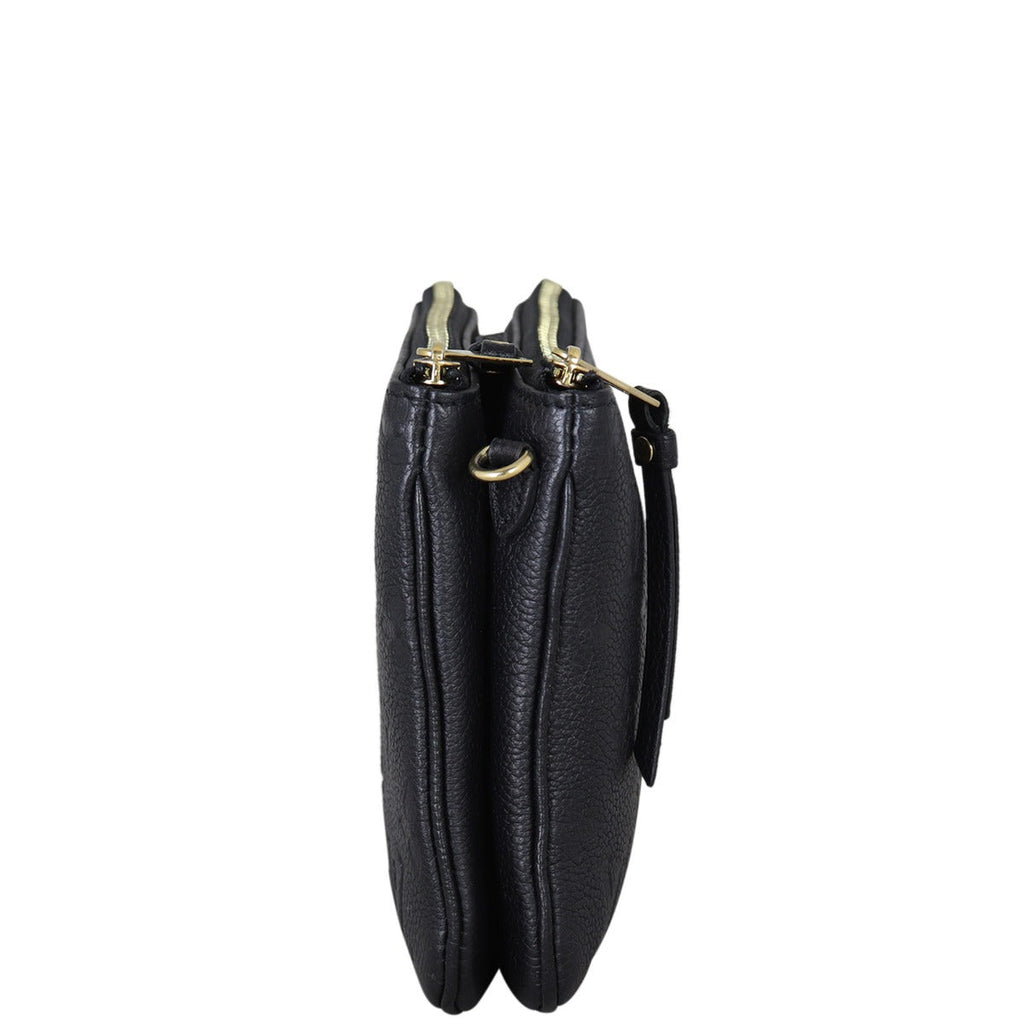 Louis Vuitton Double Zip Pochette Monogram Empreinte