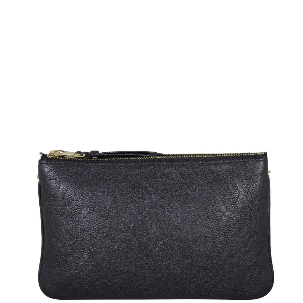 Louis Vuitton Double Zip Pochette Monogram Empreinte