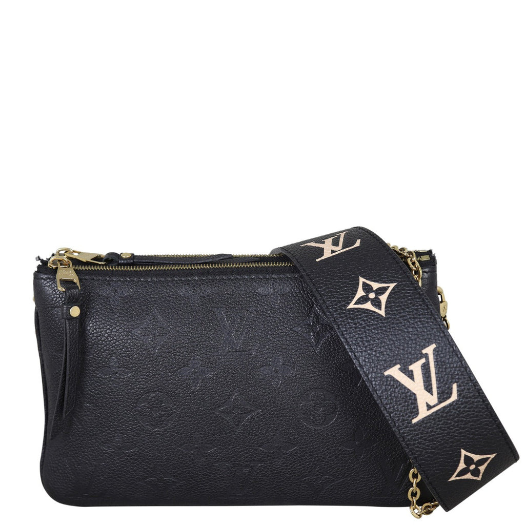 Louis Vuitton Double Zip Pochette Monogram Empreinte