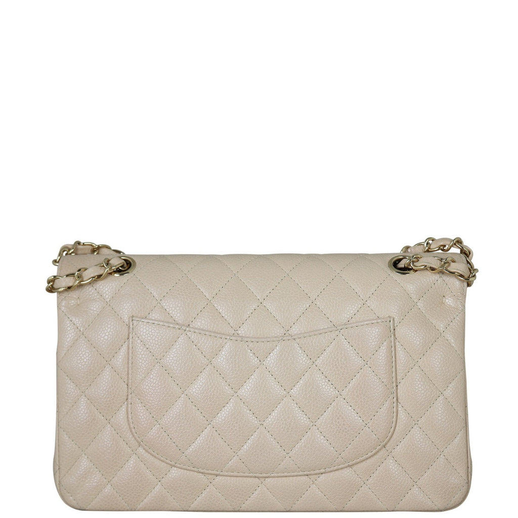Chanel Classic Double Flap Medium | Beige Caviar