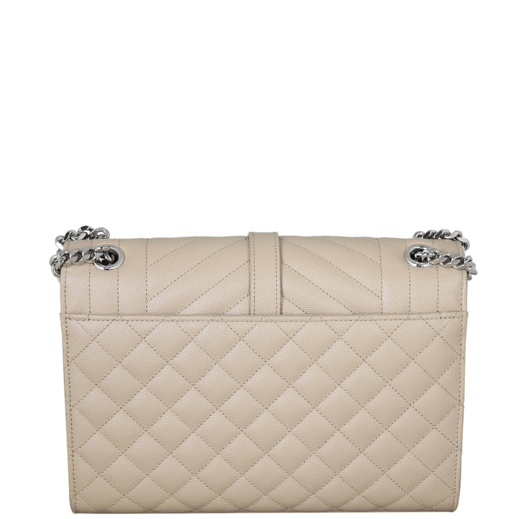 Saint Laurent Monogram Mix Matelasse Envelope Chain Bag Medium