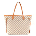Damier Azur Neo Neverful lMM Rose Ballerine