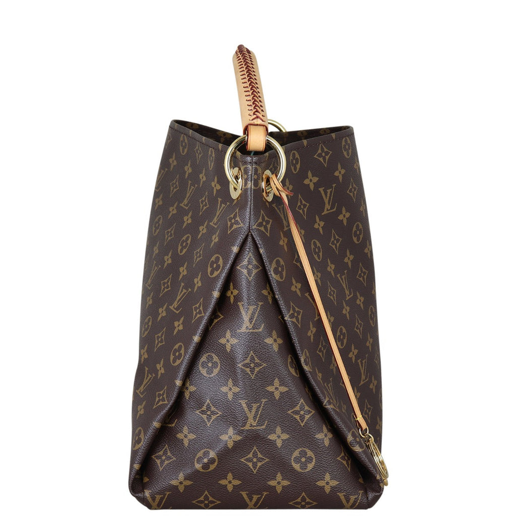 Louis Vuitton Artsy MM Monogram | Gold Keyring
