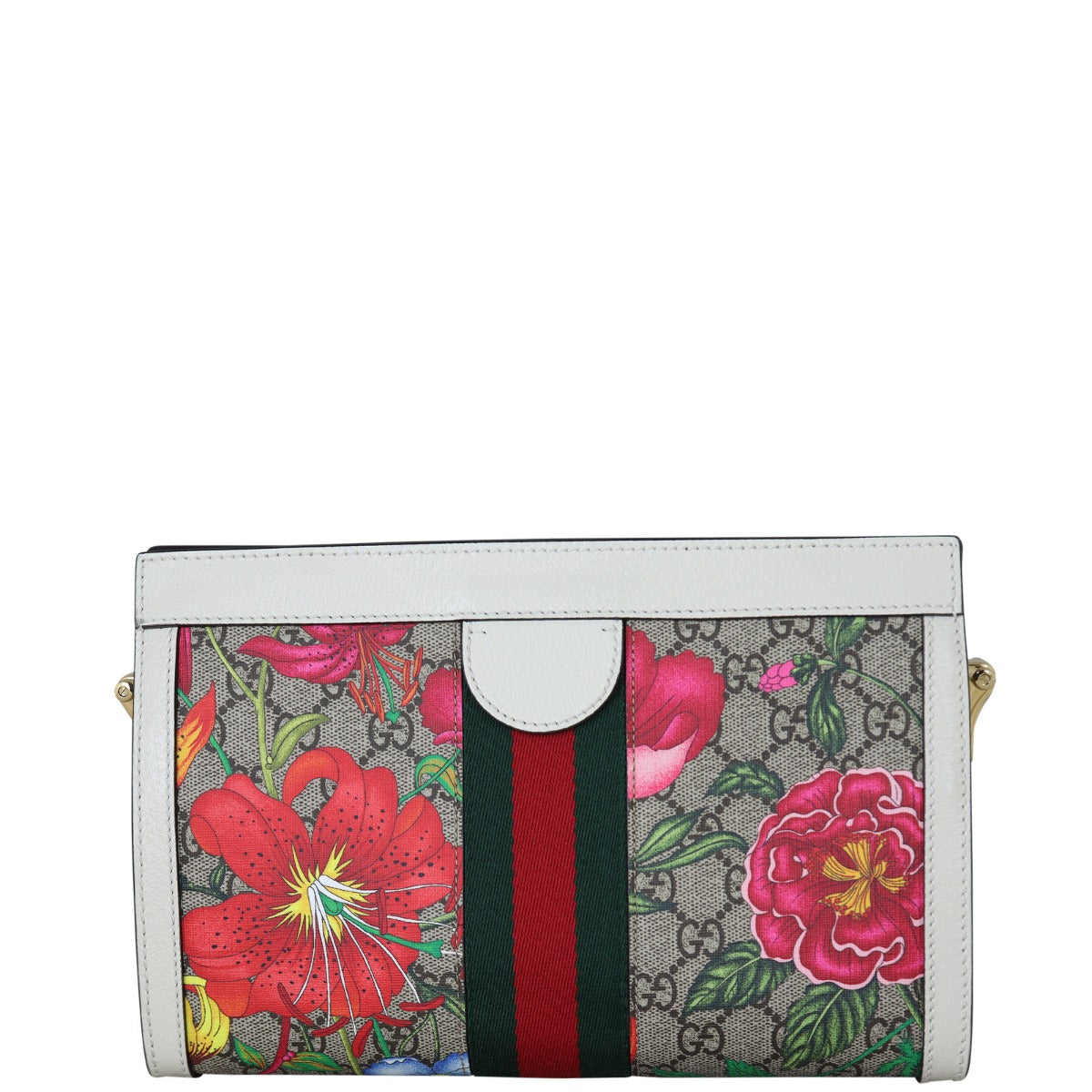 Gucci Ophidia GG Supreme Flora Small Shoulder Bag