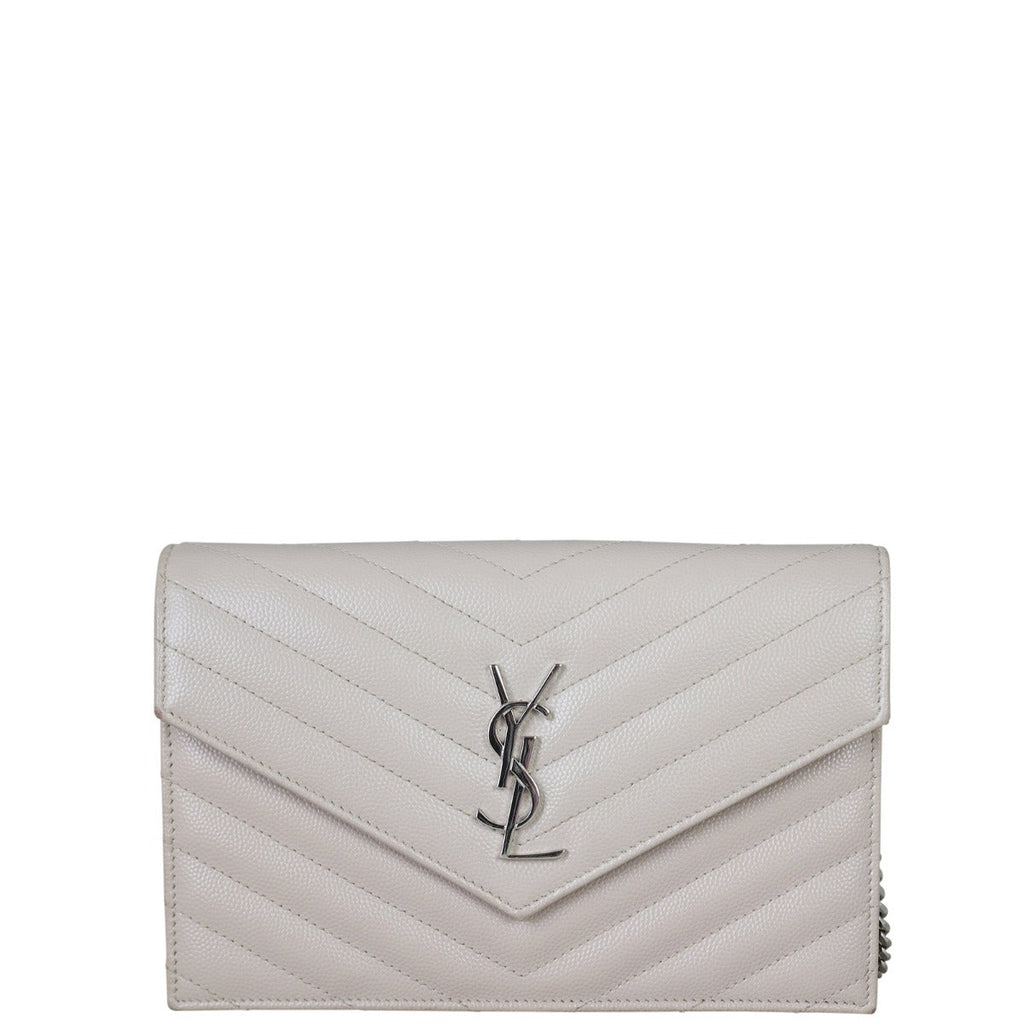 Saint Laurent Cassandre Envelope Chain Wallet