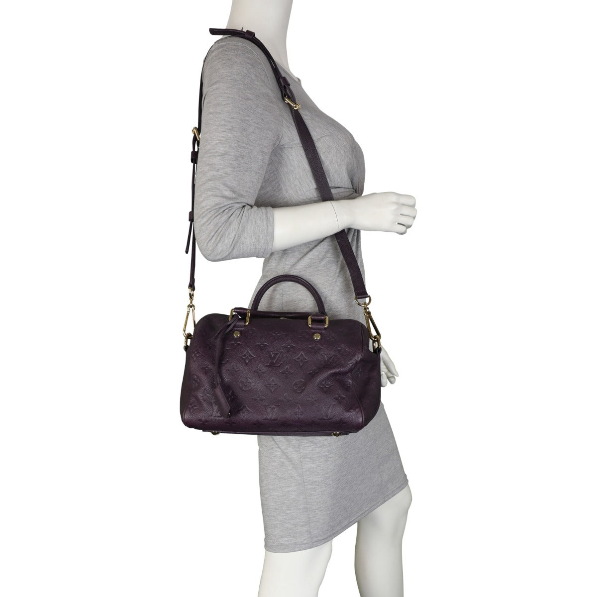 Louis Vuitton Speedy 25 Bandouliere Monogram Empreinte