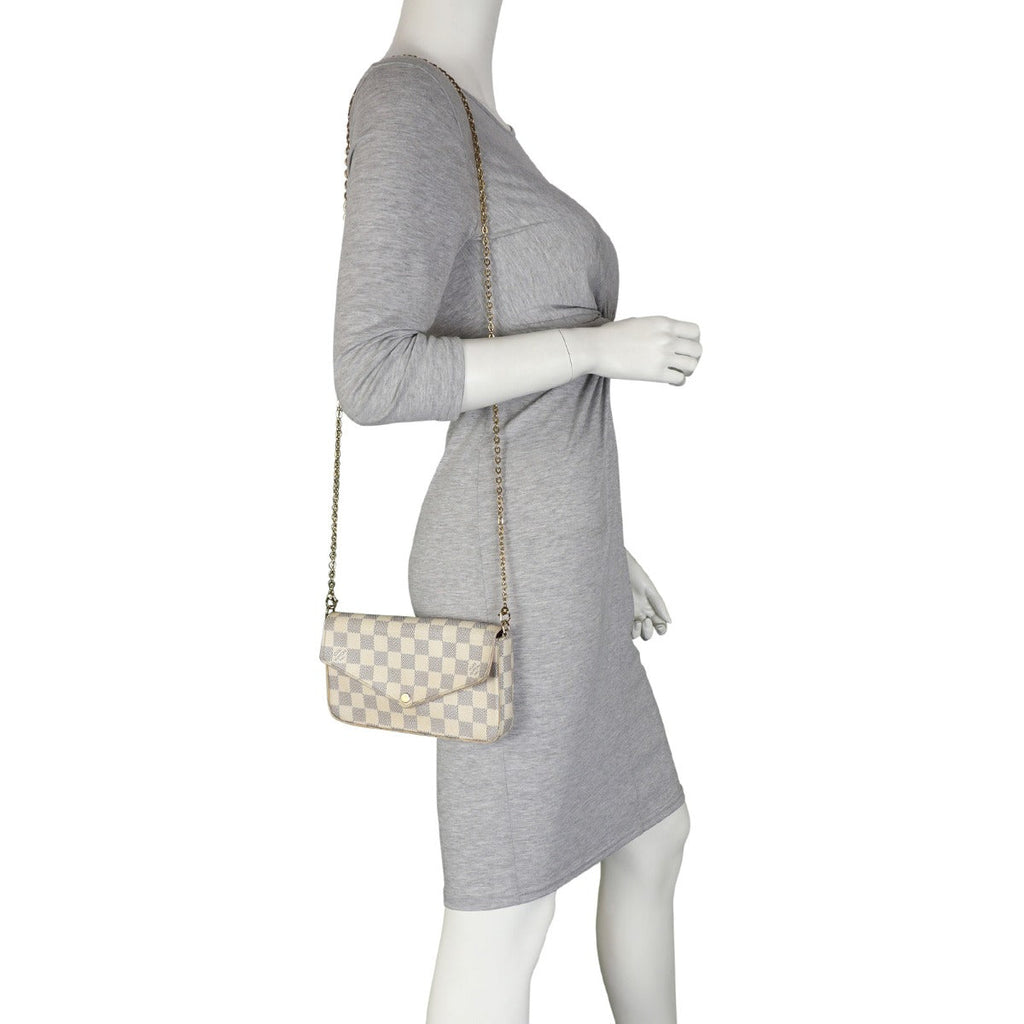 Louis Vuitton Pochette Felicie Damier Azur