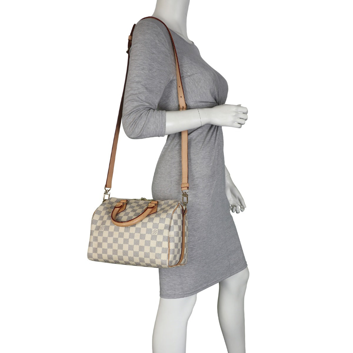 Louis Vuitton Speedy 25 Bandouliere Damier Azur