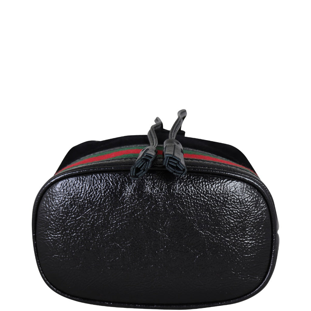 Gucci Ophidia Suede Bucket Bag Mini