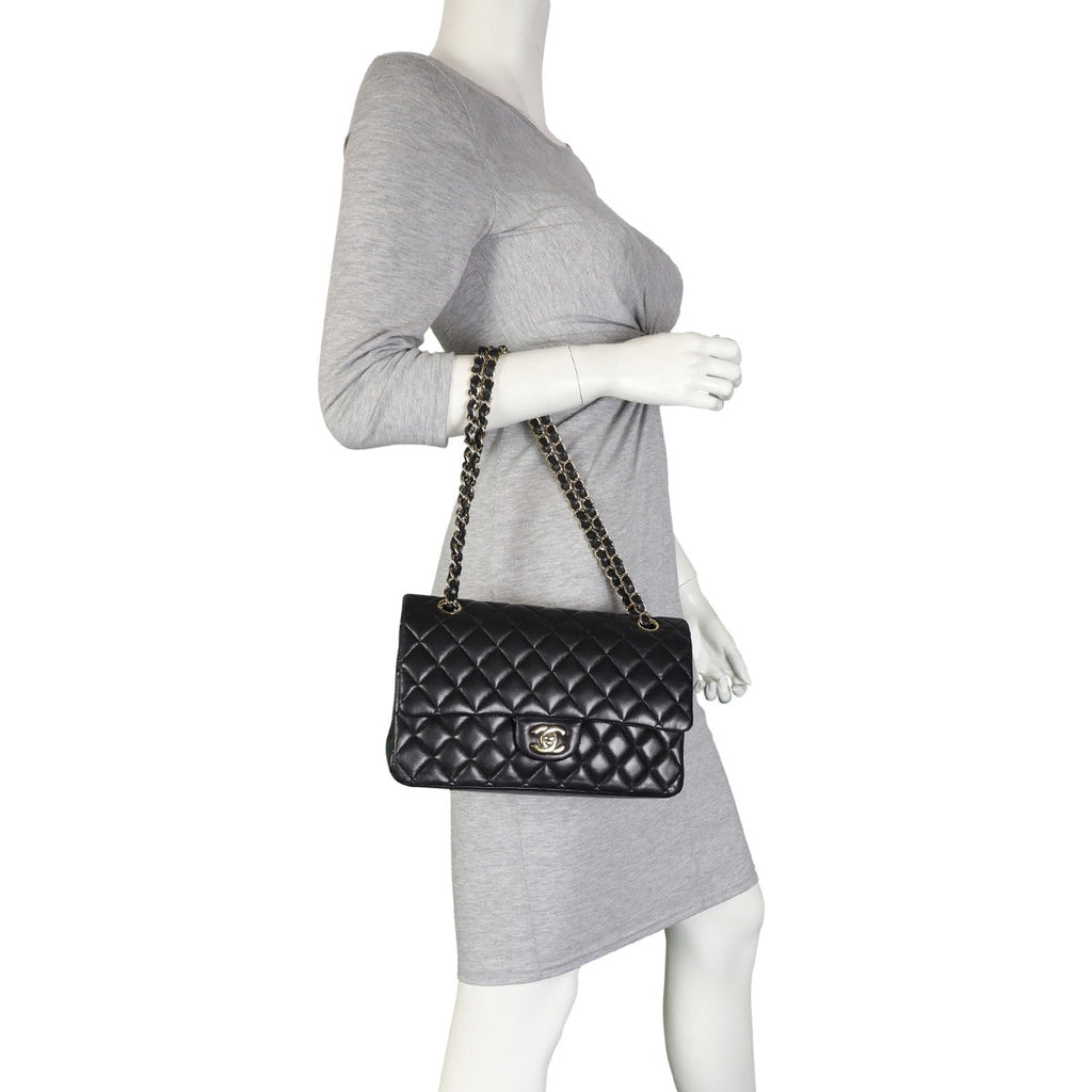 Chanel Classic Double Flap Medium | Black 19 Series