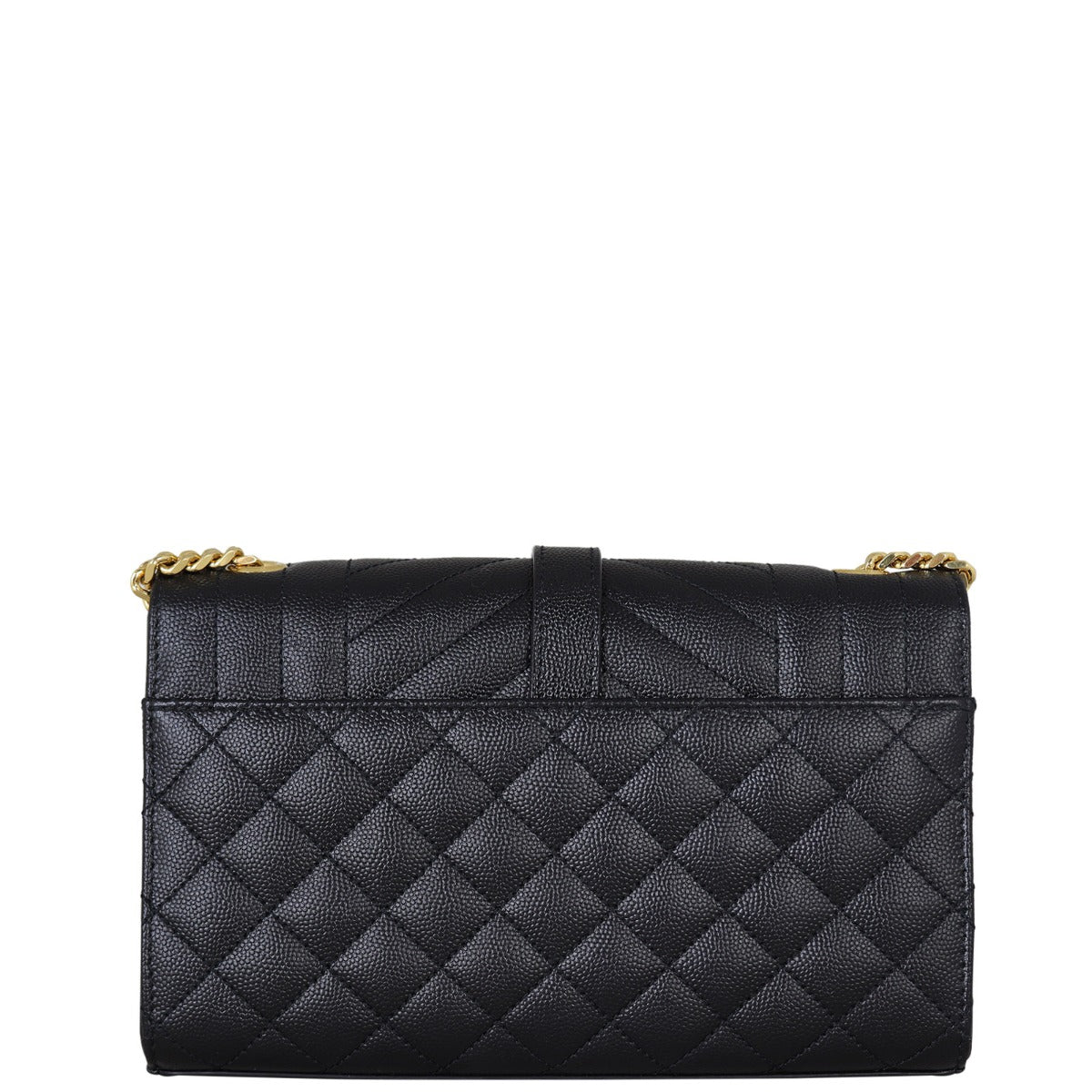 Saint Laurent Monogram Mix Matelasse Envelope Chain Bag Small