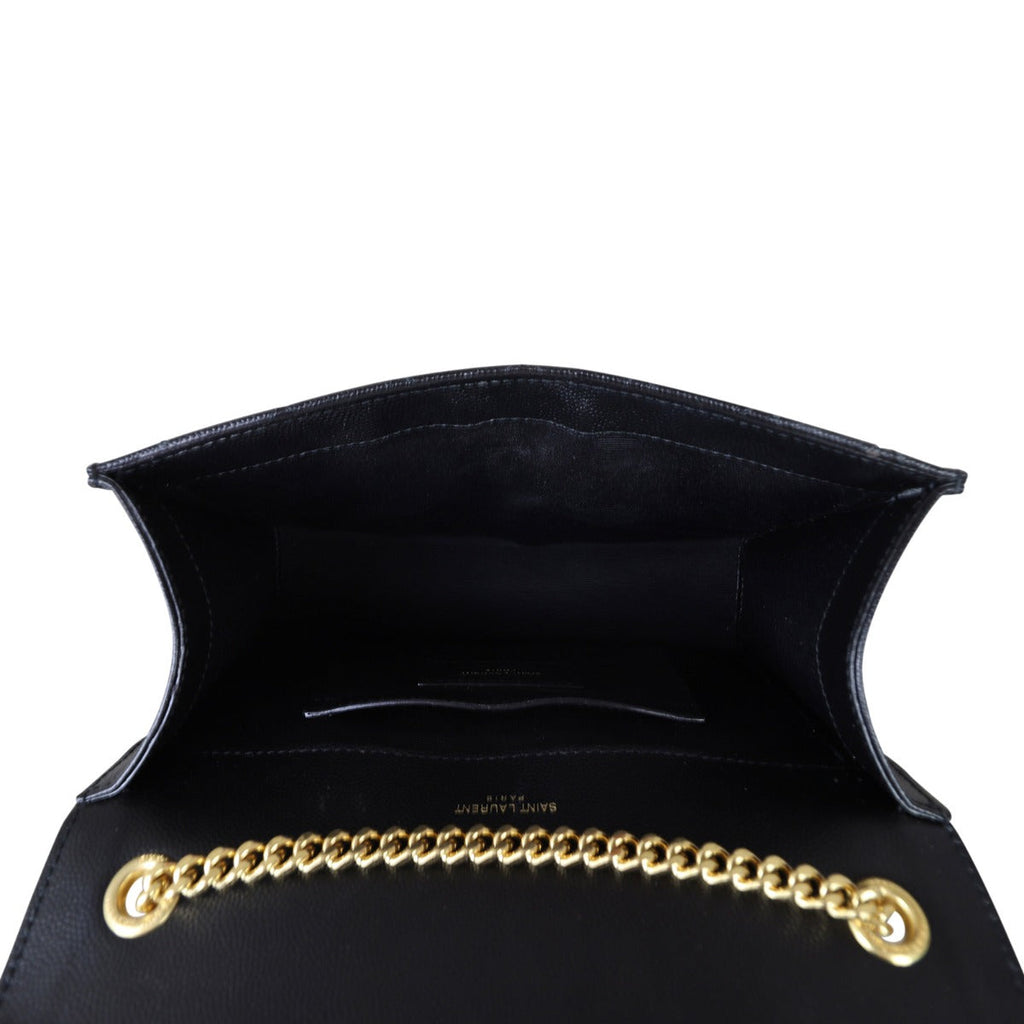 Saint Laurent Monogram Mix Matelasse Envelope Chain Bag Small