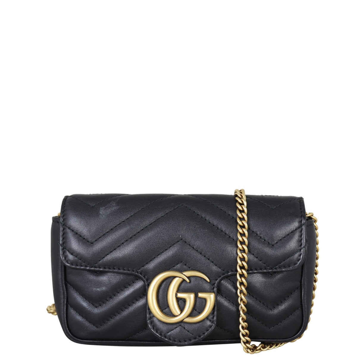 Gucci GG Marmont Matelasse Super Mini Shoulder Bag
