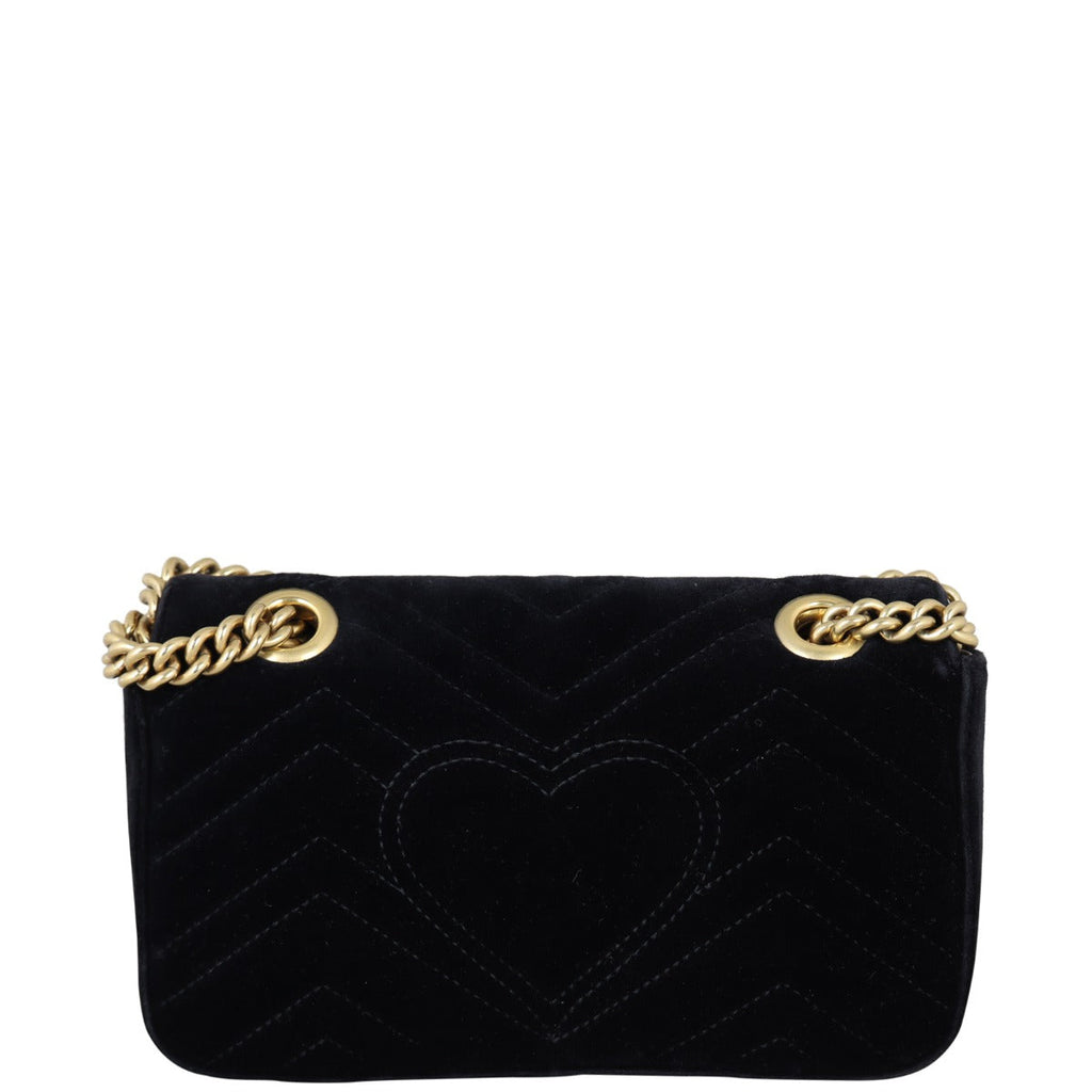 Gucci Marmont Velvet Mini Shoulder Bag