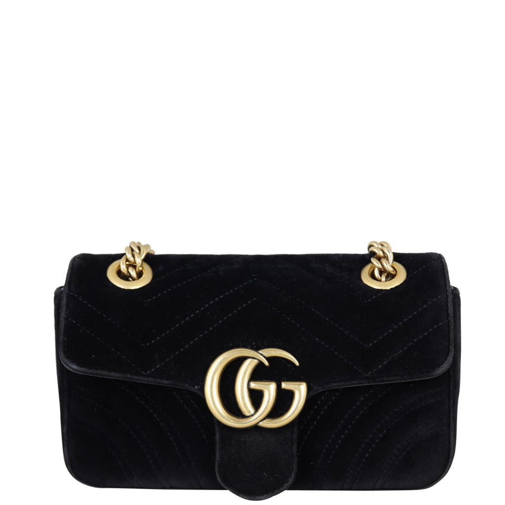 Gucci Marmont Velvet Mini Shoulder Bag