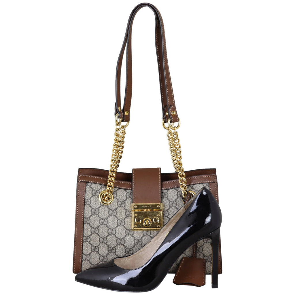 Gucci GG Supreme Small Padlock Tote