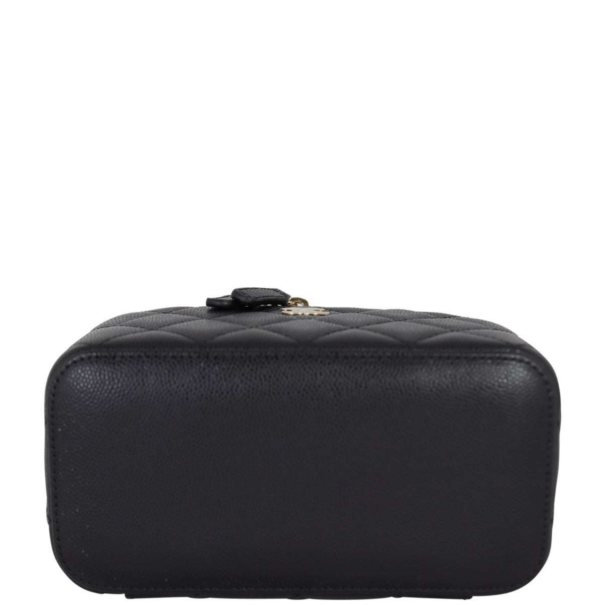 Chanel Vanity Case with Chain | Black Caviar