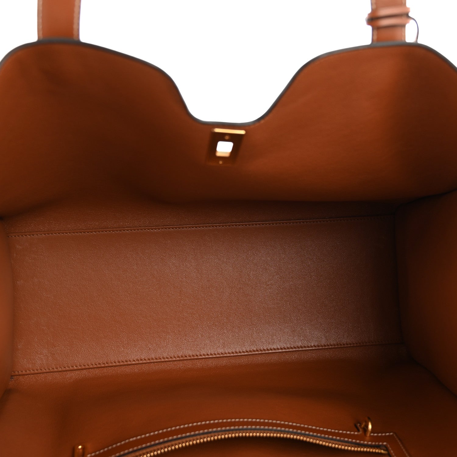 Smooth Calfskin Cabas 16 Bag Tan