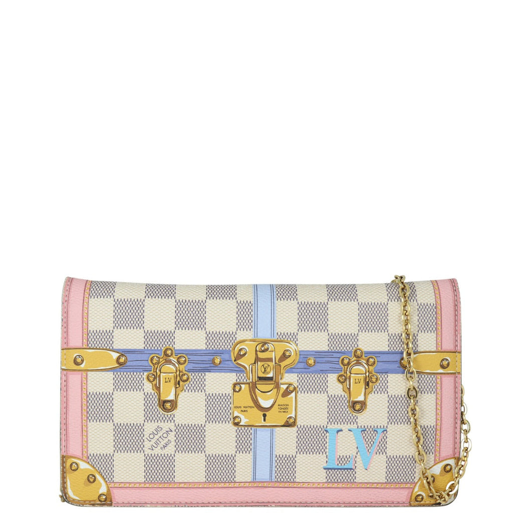 Louis Vuitton Summer Trunks Weekend Pochette Damier Azur