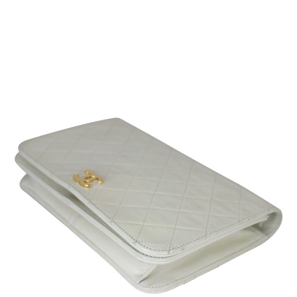 Chanel CC Full Flap Bag Small | White