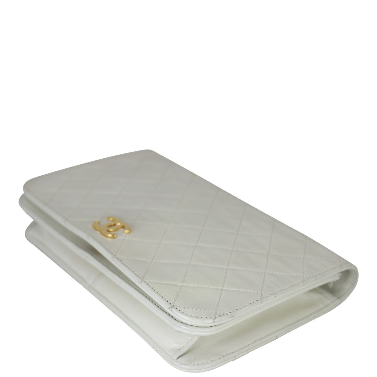 Chanel CC Full Flap Bag Small | White