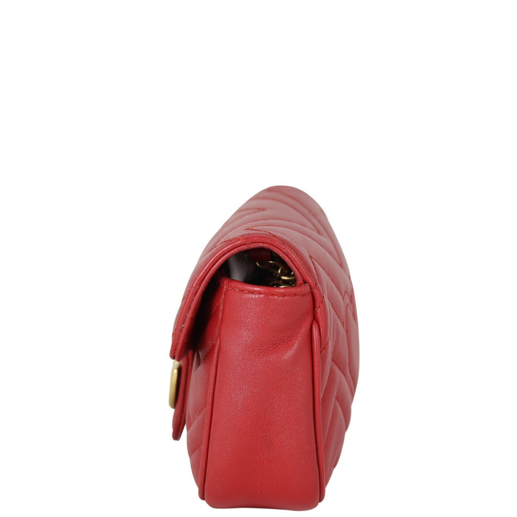 Gucci GG Marmont Matelasse Super Mini Shoulder Bag