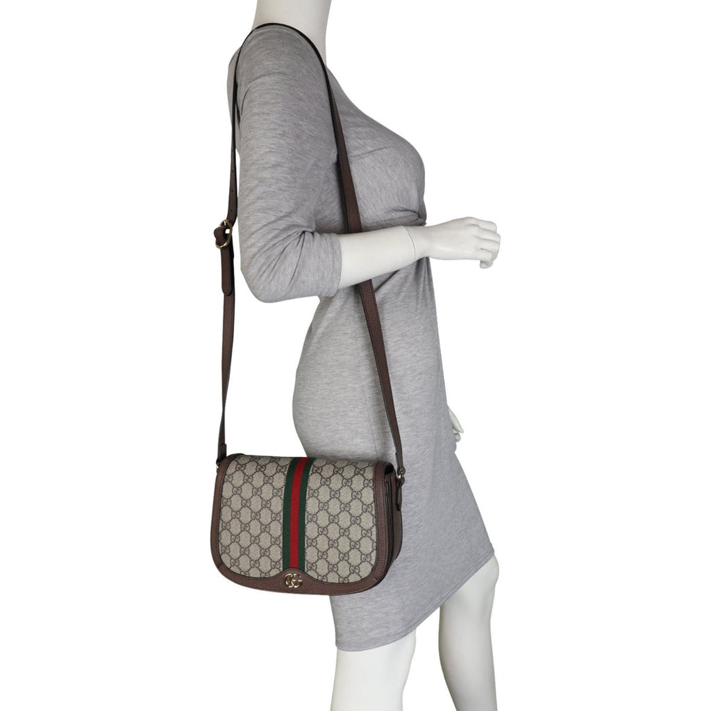 Gucci Ophidia GG Supreme Small Flap Bag