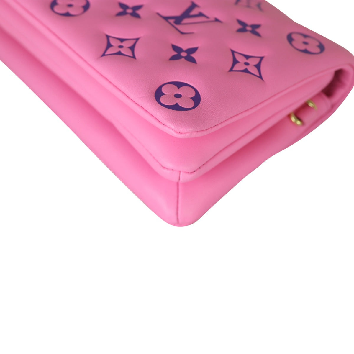 Louis Vuitton Pochette Coussin Monogram Embossed Lambskin