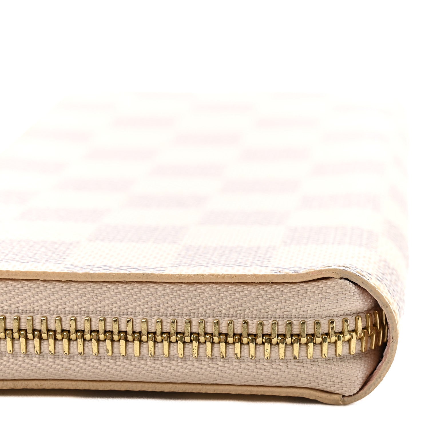Damier Azur Clemence Wallet Rose Ballerine