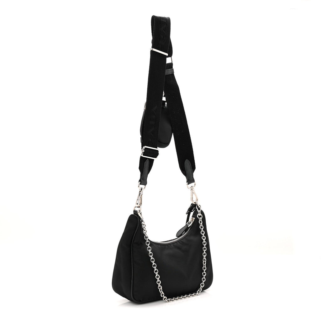 Nylon Re-Edition 2005 Shoulder Bag Black