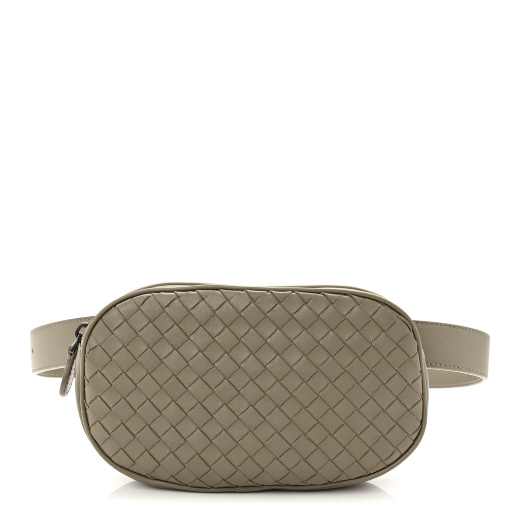 Nappa Intrecciato Belt Bag Mink