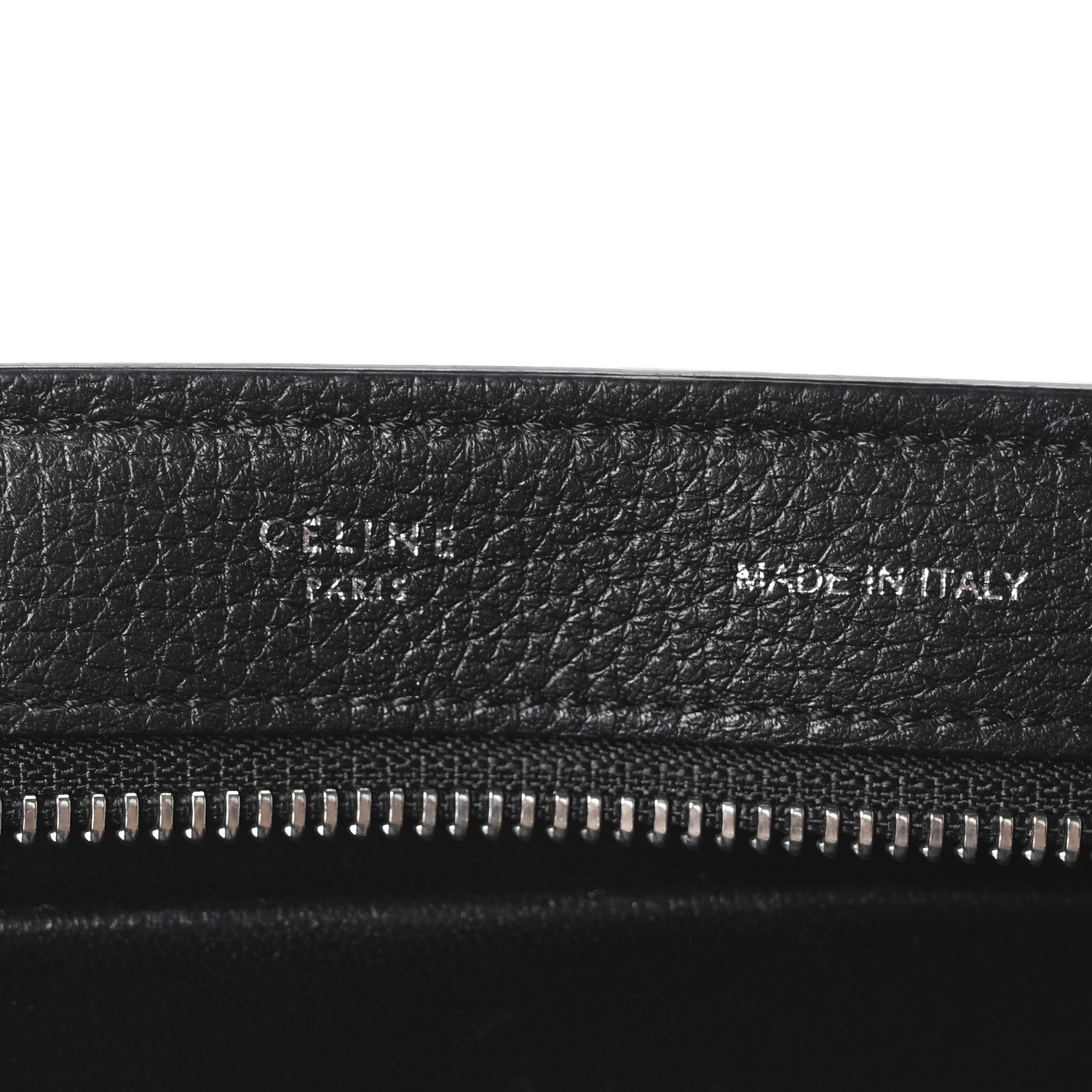 Drummed Calfskin Suede Small Trapeze Black