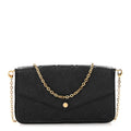 Empreinte Pochette Felicie Chain Wallet Black