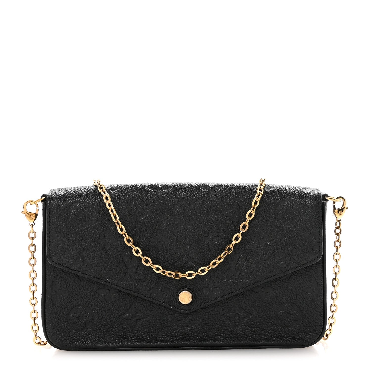 Empreinte Pochette Felicie Chain Wallet Black