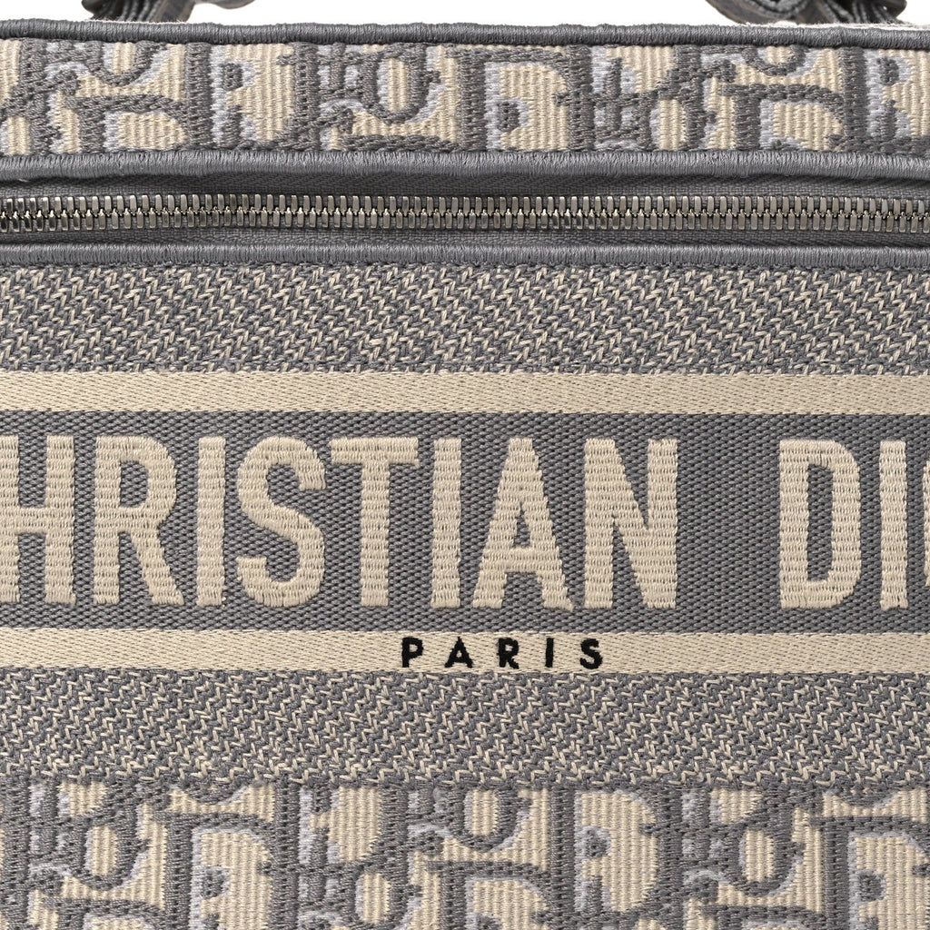 Oblique Diortravel Vanity Case Grey