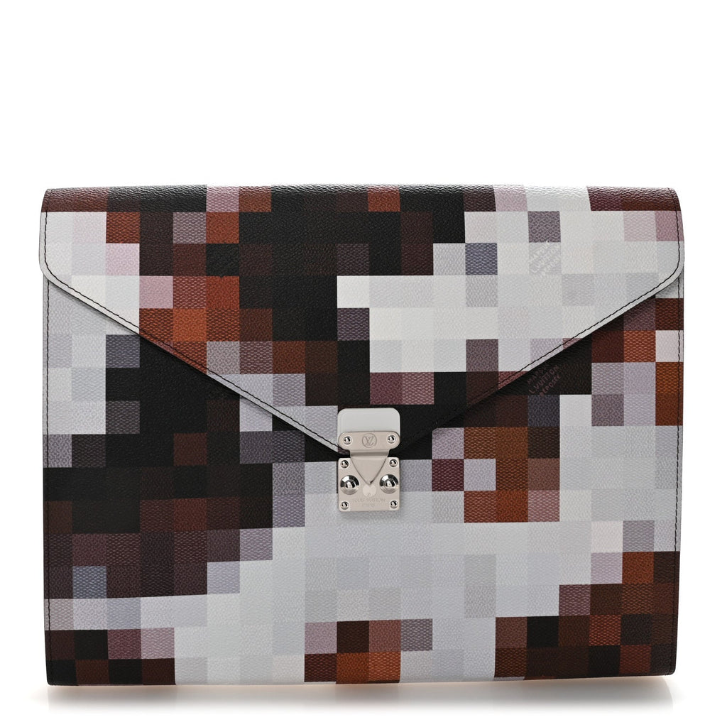 Calfskin Cowmooflage Mark Folder Brown