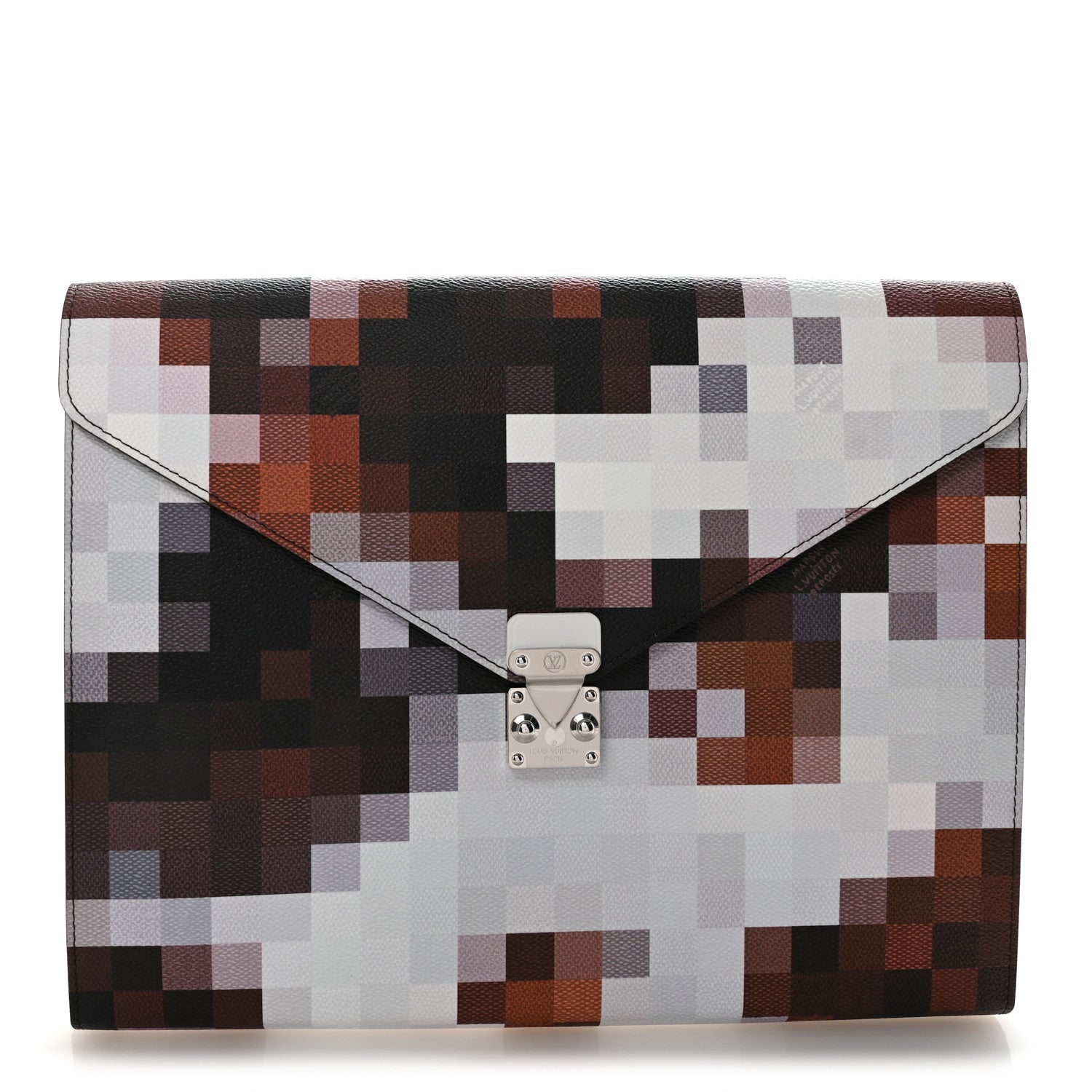 Calfskin Cowmooflage Mark Folder Brown