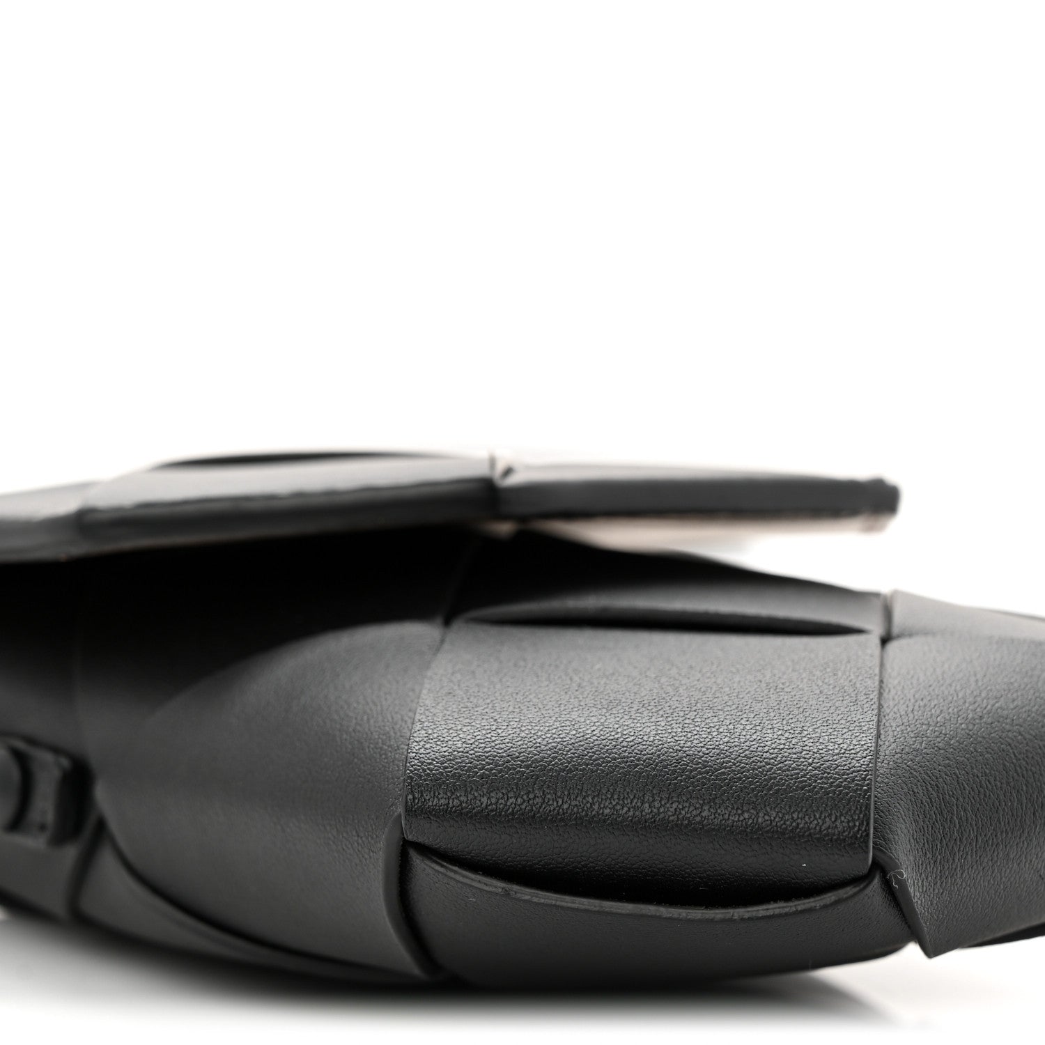 Nappa Maxi Intrecciato Diago Phone Pouch Black