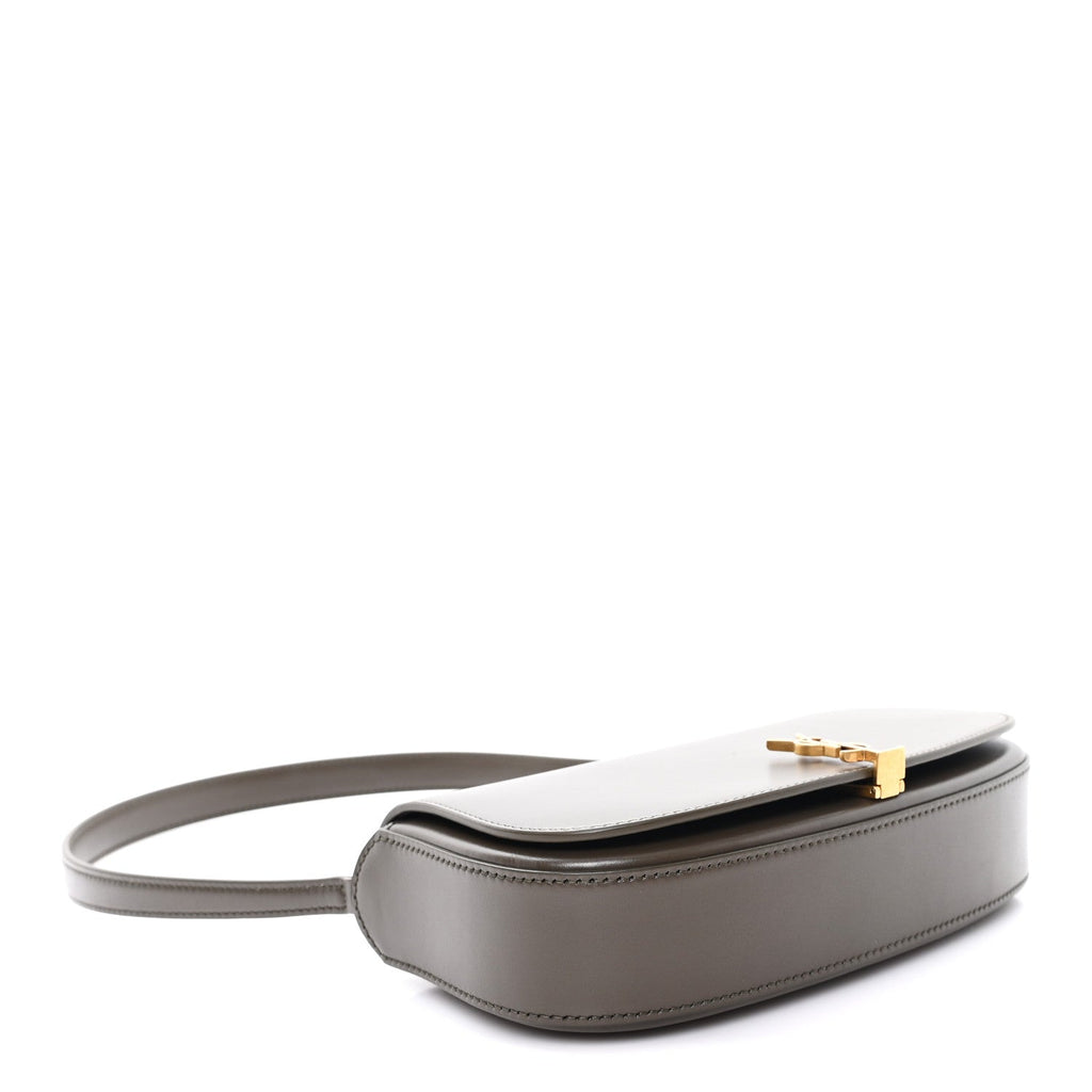 Box Calfskin Mini Voltaire Shoulder Bag  Deep Musk