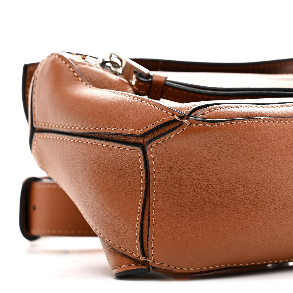Calfskin Mini Puzzle Bumbag Tan
