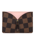 Damier Ebene Caissa  Holder Rose Ballerine