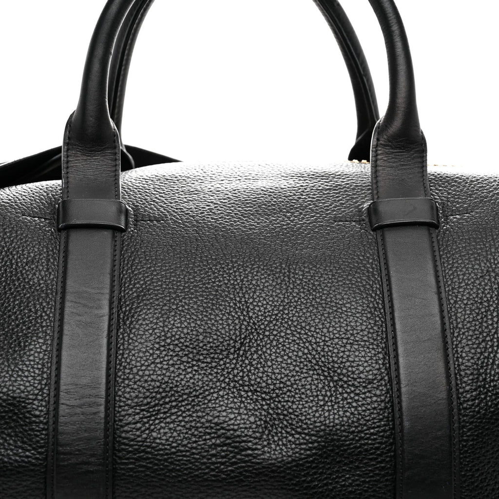 Calfskin Buckley Duffle Bag Black