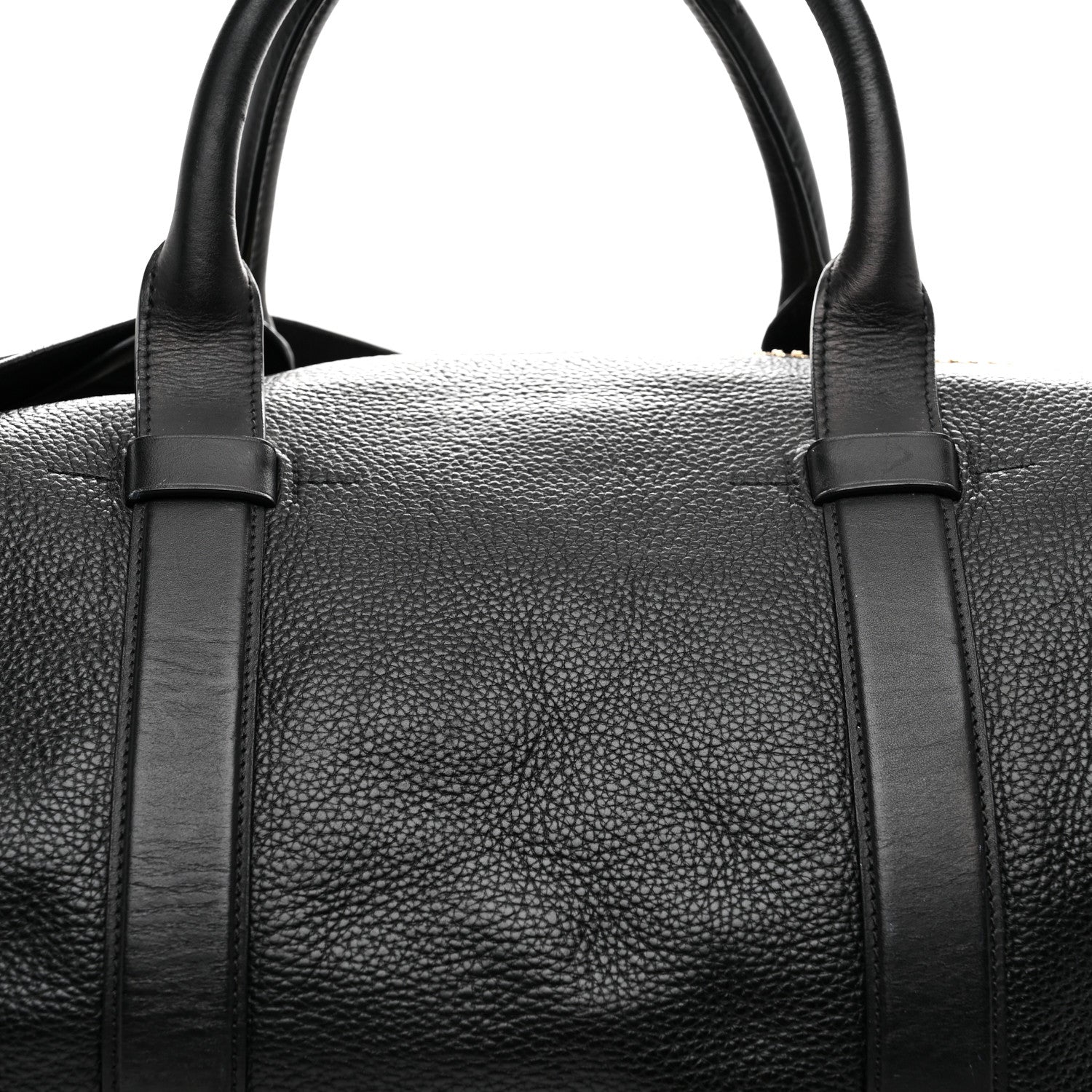Calfskin Buckley Duffle Bag Black
