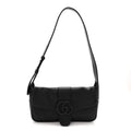 Goatskin Small GG Monochrome Aphrodite Shoulder Bag Black