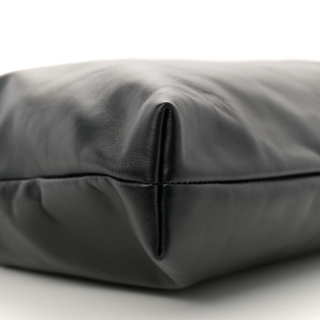 Soft Calf Softy Shoulder Bag Black