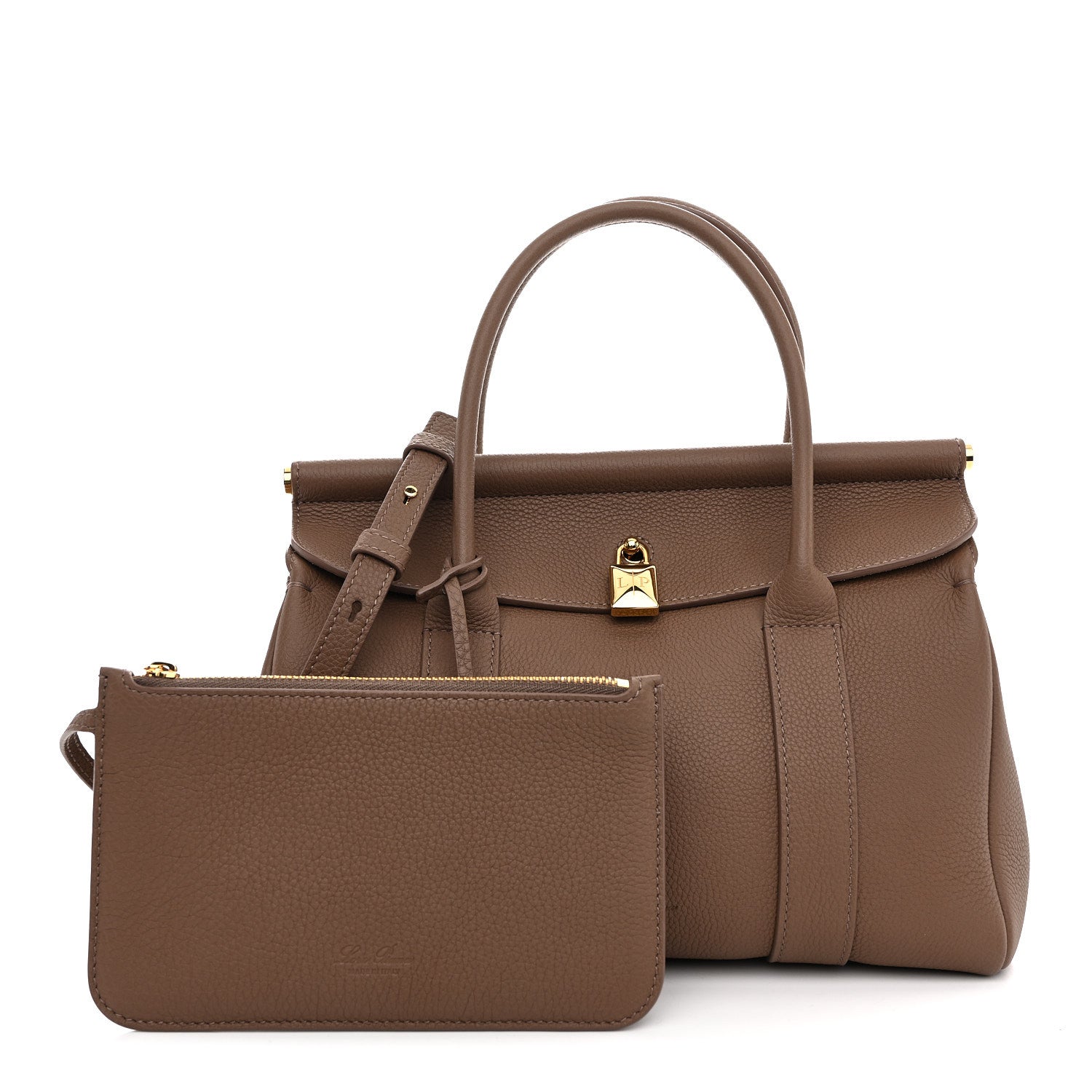 Grained Calfskin L25 Loom Bag Fossil
