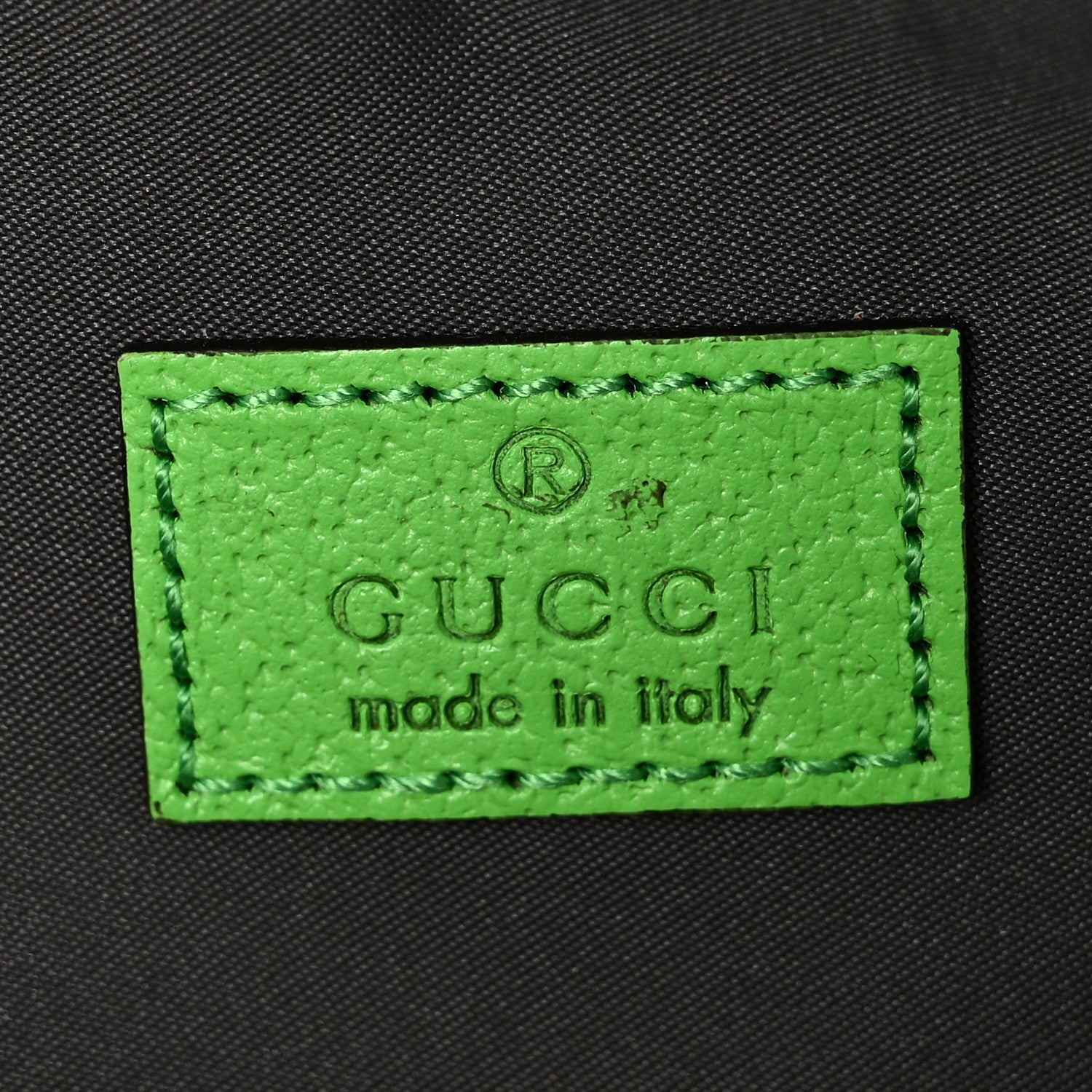 Jersey GG Monogram All Over Sporty Belt Bag Green Grey Multicolor