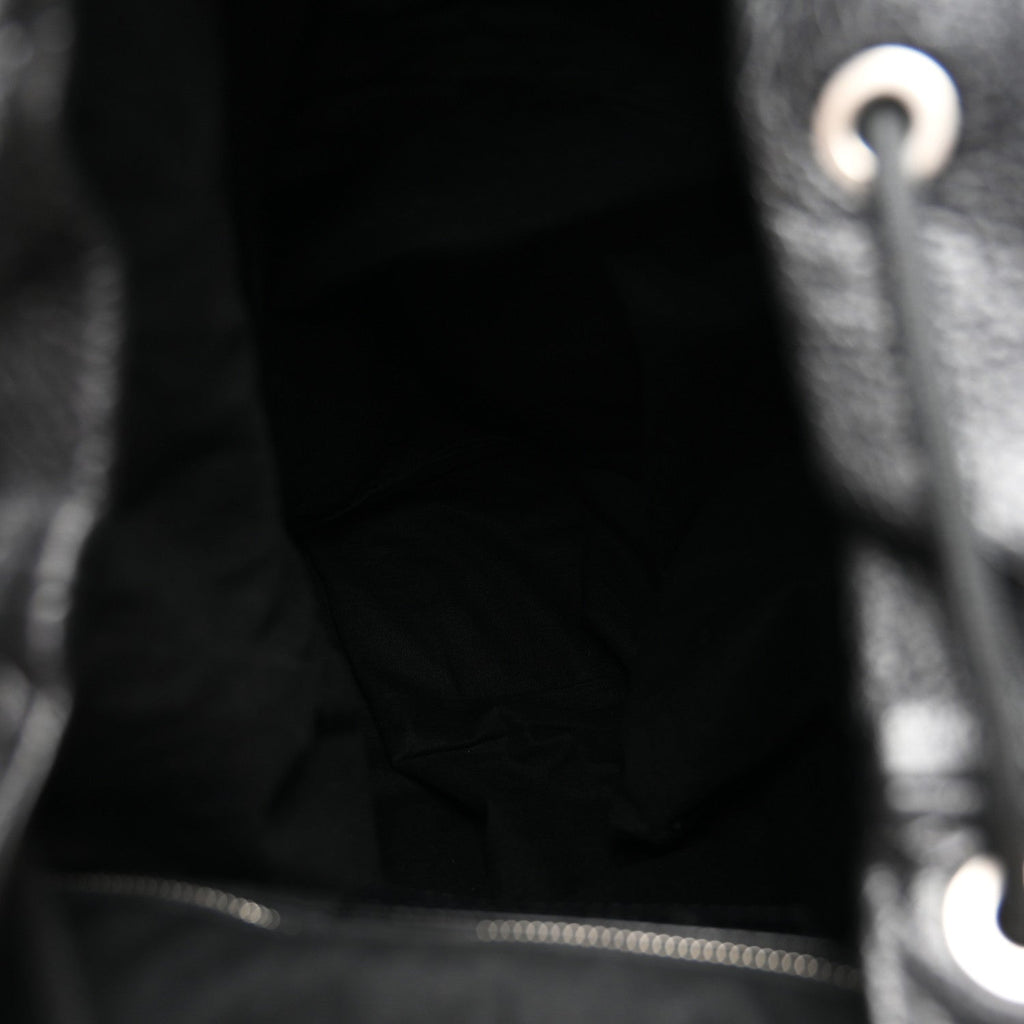 Agneau Giant 12 Silver Hardware S Traveler Backpack Black